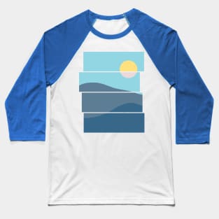 Mountain Waves Baseball T-Shirt